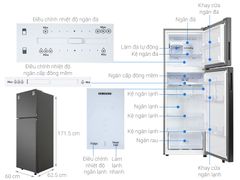 Tủ lạnh Samsung Inverter 305 lít RT31CG5424B1SV