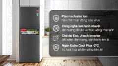 Tủ lạnh Sharp Inverter 360 lít SJ-XP382AE-DS