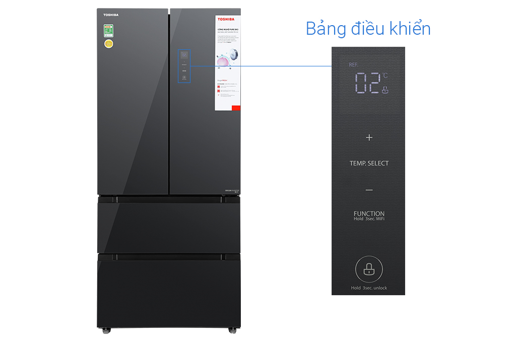 Tủ lạnh Toshiba Inverter 515 lít GR-RF669WI-PGV(A9)-BG
