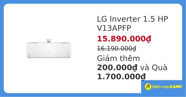 Điều hòa LG Inverter 12000 BTU V13APFP