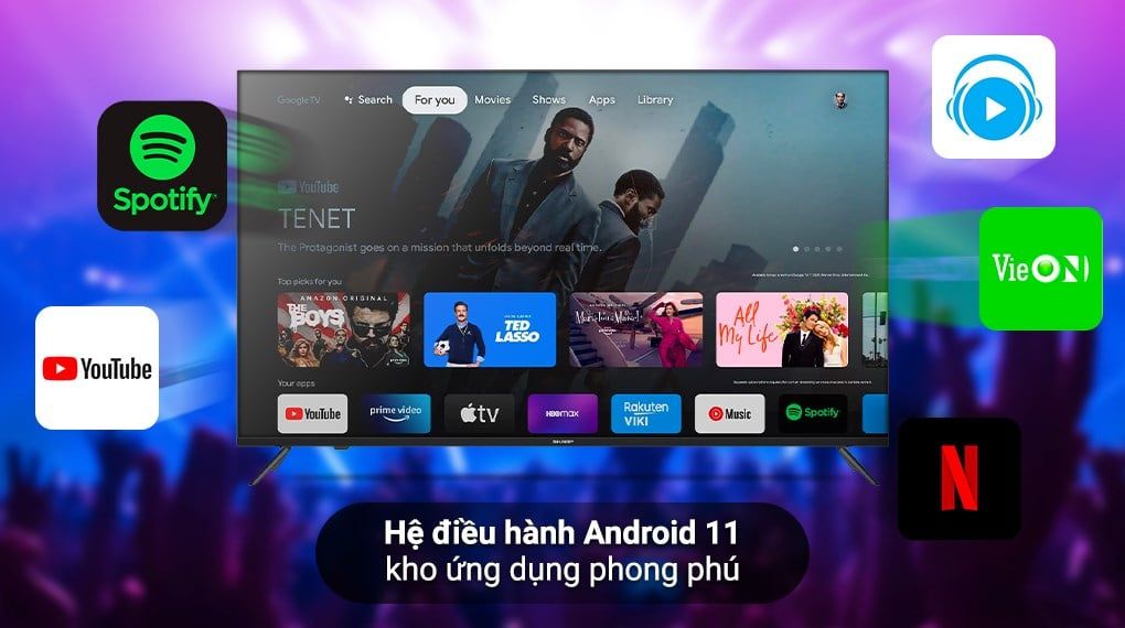 Android Tivi Sharp 4K 50 inch 4T-C50EK2X