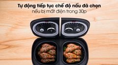Nồi cơm 2 ngăn đa năng Sharp 1.8 lít KN-TC50VN-WH