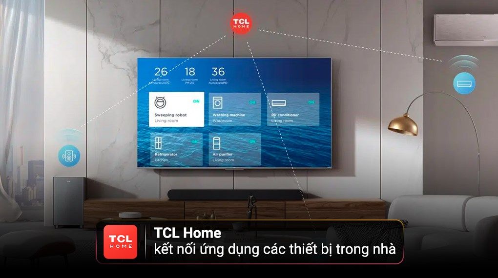 Google Tivi MiniLed QLED TCL 4K 75 inch 75C845