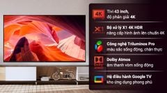 Google Tivi Sony 4K 50 inch KD-50X80L   [ 50X80L ]