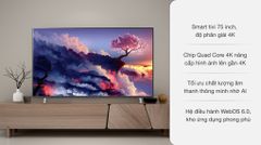 Smart Tivi LG 4K 75 inch 75UP7750PTB