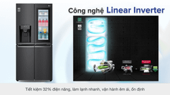 Tủ lạnh LG Inverter 496 lít GR-X22MB