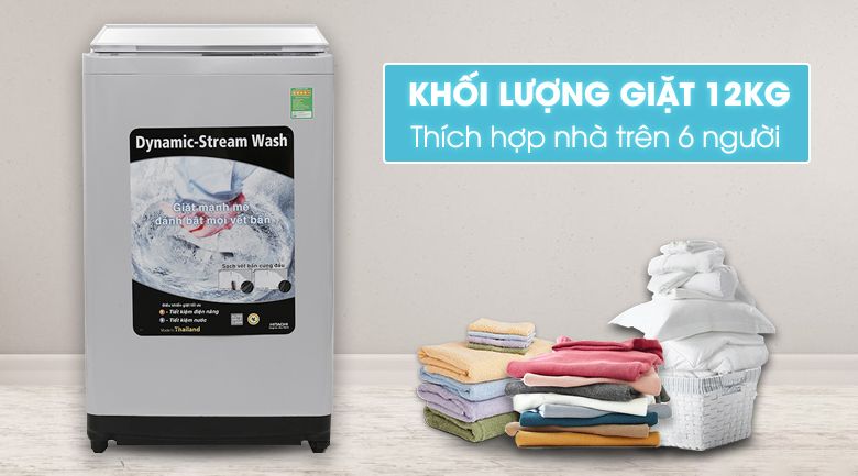 Máy giặt Hitachi 12kg SF-120XA 220-VT (COG-W) Lồng Đứng