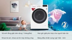 Máy giặt LG Inverter 8.5 kg FV1408S4W.ABWPEVN