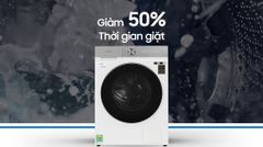 Máy giặt sấy Samsung Bespoke AI Inverter giặt 12 kg - sấy 8 kg WD12BB944DGHSV
