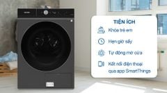 Máy sấy bơm nhiệt Samsung Bespoke AI 17 kg DV17B9750CV/SV