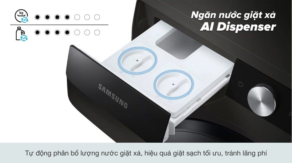 Máy giặt sấy Samsung AI Inverter 11kg WD11T734DBX/SV