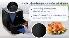 Nồi chiên không dầu Sharp KF-AF70EV-BK 7 lít