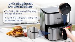 Nồi chiên không dầu Sharp KF-AF70EV-ST 7 lít