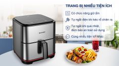 Nồi chiên không dầu Sharp KF-AF70EV-ST 7 lít