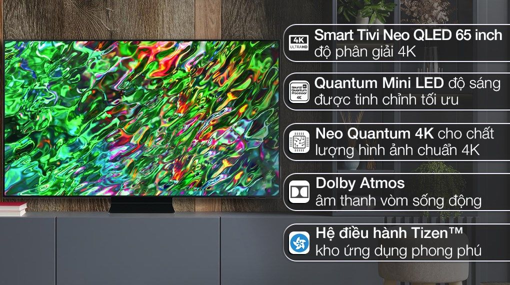 Smart Tivi Neo QLED 4K 65 inch Samsung QA 65QN90B