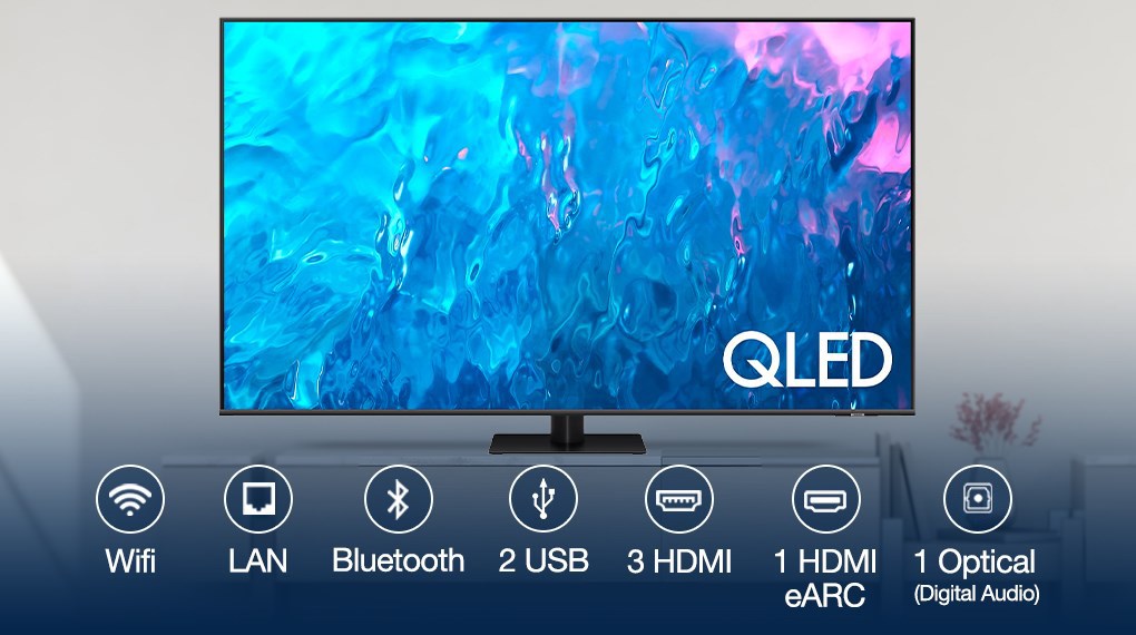 Smart Tivi QLED 4K 75 inch Samsung QA 75Q70C