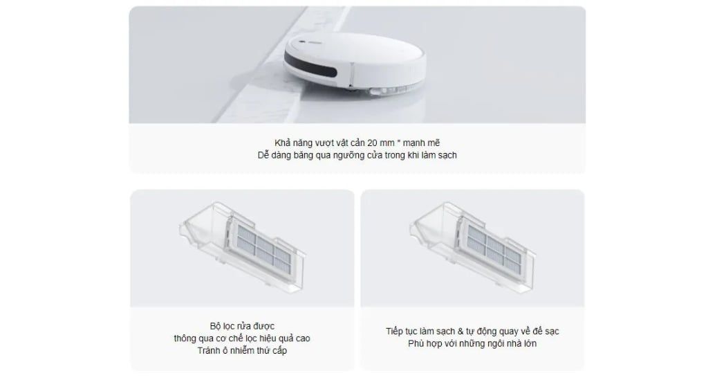 Robot hút bụi Xiaomi Robot Vacuum BHR7725EU