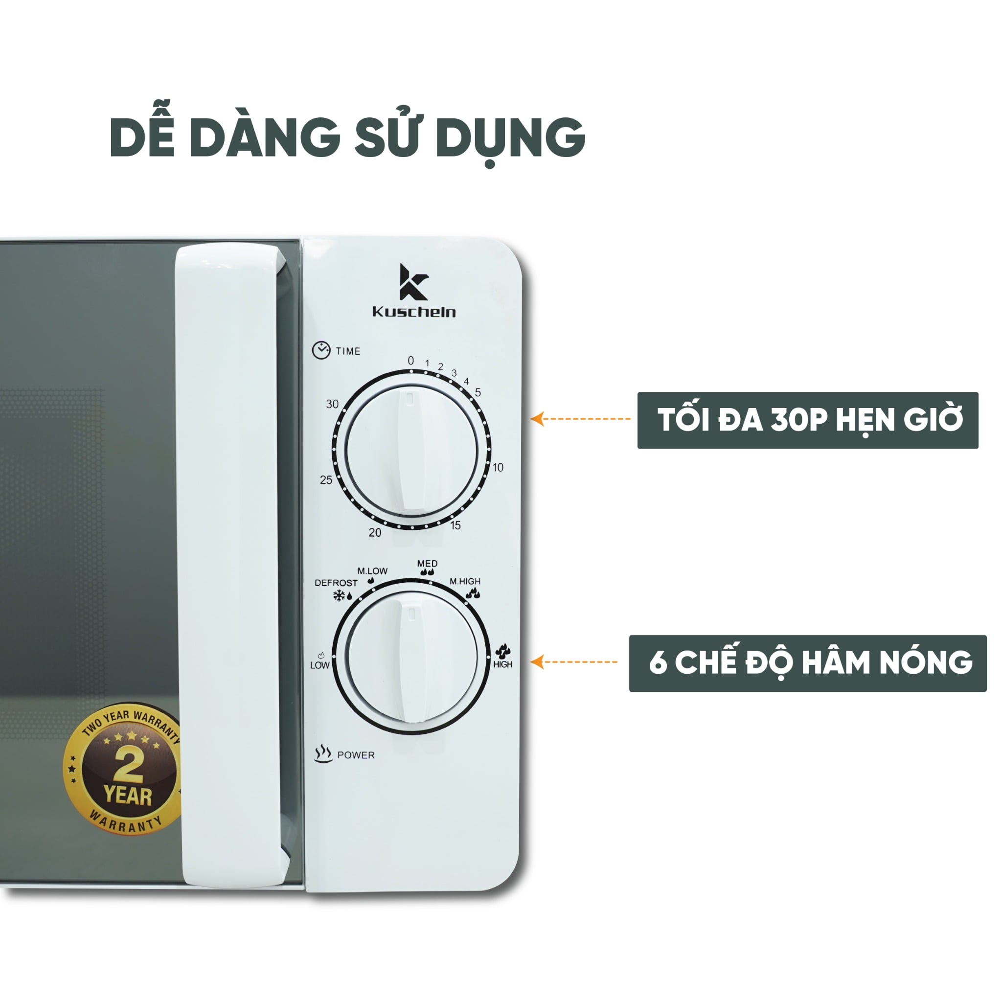 LÒ VI SÓNG KUSCHELN KM024-20L