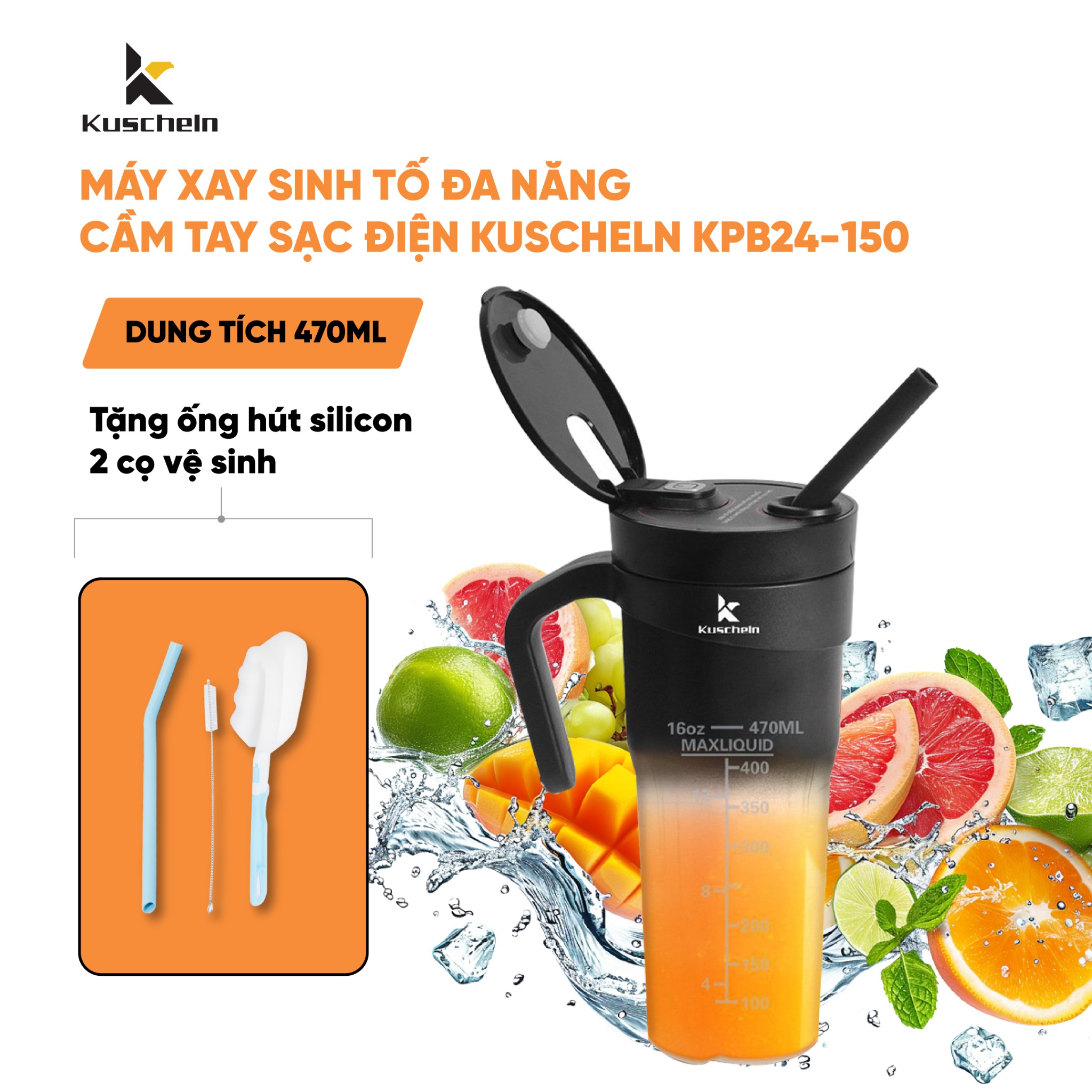 MÁY XAY SINH TỐ CẦM TAY KUSCHELN KPB24-150