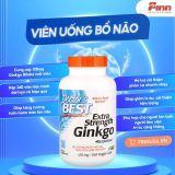  Viên uống bổ não Viên uống bổ não Doctor's Best Extra Strength Ginkgo 120mg 360 viên 
