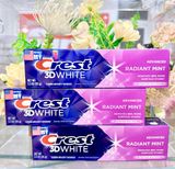  CTY - Kem đánh răng Crest 3D White Radiant Mint Advanced Fluoride Anticavity Toothpaste 3.3Oz 93g 