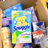  Giấy thơm quần áo Snuggle Fabric Softener Dryer Sheets 5 in 1 Plus - SuperFresh Morning Breeze 200 tờ 