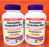  CTY - Viên uống hỗ trợ xương khớp Webber Naturals Glucosamine Chondroitin MSM 120 viên 