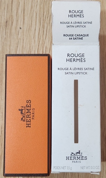  Son Hermes 64 Rouge Hermes Satin Lipstick 0.12Oz 3.5g 