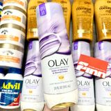  Sữa tắm OLAY Indulgent Moisture Notes of Elderberry & Almond Cream - 24HR Moisturizing Body Wash 20Oz 591ml 