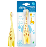  Bàn chải đánh răng cho bé Dr. Brown's Infant-to-Toddler Training Toothbrush Soft for Baby's First Teeth Giraffe 0-3 Years 