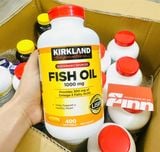  CTY-Viên uống dầu cá Kirkland Signature Fish Oil Concentrate with Omega-3 Fatty Acids 400 viên 
