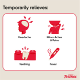  Siro giảm đau hạ sốt cho bé Infants' Tylenol Acetaminophen Medicine Dye-Free Cherry 2Oz 60ml 