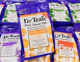  Muối tắm ngâm bồn Dr Teal's Glow & Radiance Citrus Pure Epsom Bath Salt 1.36kg 