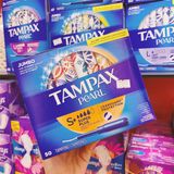  Băng vệ sinh Tampax Pearl Super Plus Plastic Tampons Unscented 50 miếng 