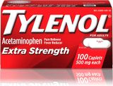  Viên uống giảm đau hạ sốt Tylenol Extra Extra Strength Caplets 500mg 100 viên 