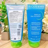  CTY - Sữa rửa mặt Bioderma Sebium Gel Moussant 6.7Oz 200ml 