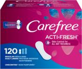  Băng vệ sinh Carefree Acti-Fresh Panty Liners, Regular 120 miếng 