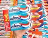  Set 3 kem đánh răng Aquafresh Cavity Protection Fluoride Toothpaste Cool Mint 6.5Oz 158.7g 