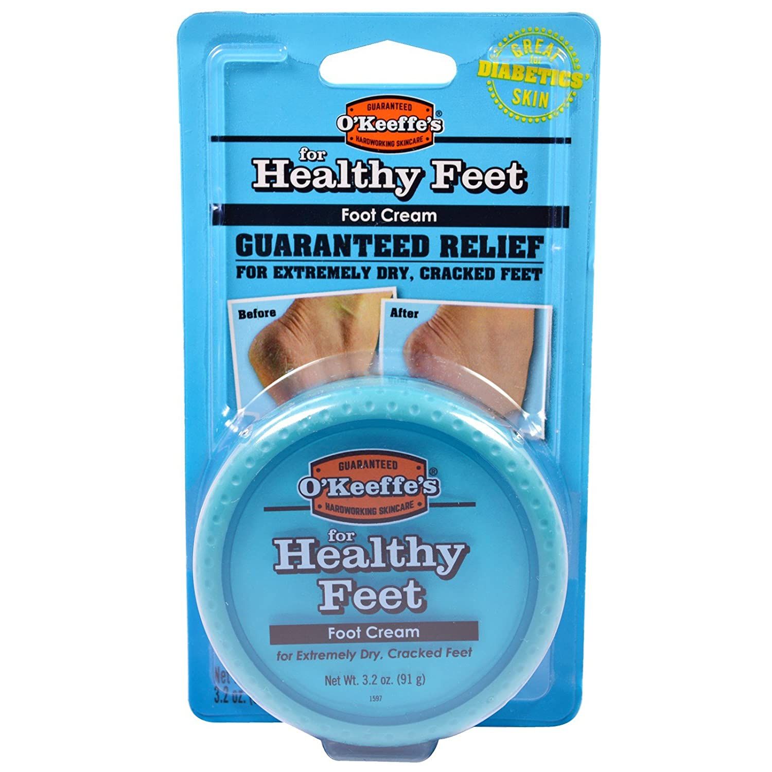  Kem dưỡng nứt gót chân O'Keeffe's company healthy feet 3.2Oz 91g 