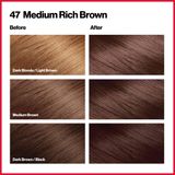  Thuốc nhuộm tóc Revlon màu 47 Medium Rich Brown 
