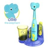  Set bàn chải pin cho bé Brusheez® Ollie the Elephant Kid's Electric Toothbrush Ages 3+ 