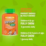  Kẹo bổ sung vitamin tổng hợp cho bé Flintstones Children's Multivitamin Extra Vitamin C Immunity Support Gummies 150 viên 