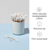  Bông nguấy tai Diane Pointed Tip Cotton Swabs 200 cây 