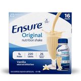  Sữa Ensure Original Nutrition Shake Vanilla 16 chai (237ml) 