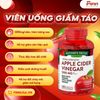 Viên giấm táo hỗ trợ giảm cân Nature's Truth Apple Cider Vinegar 1200mg 180 viên 