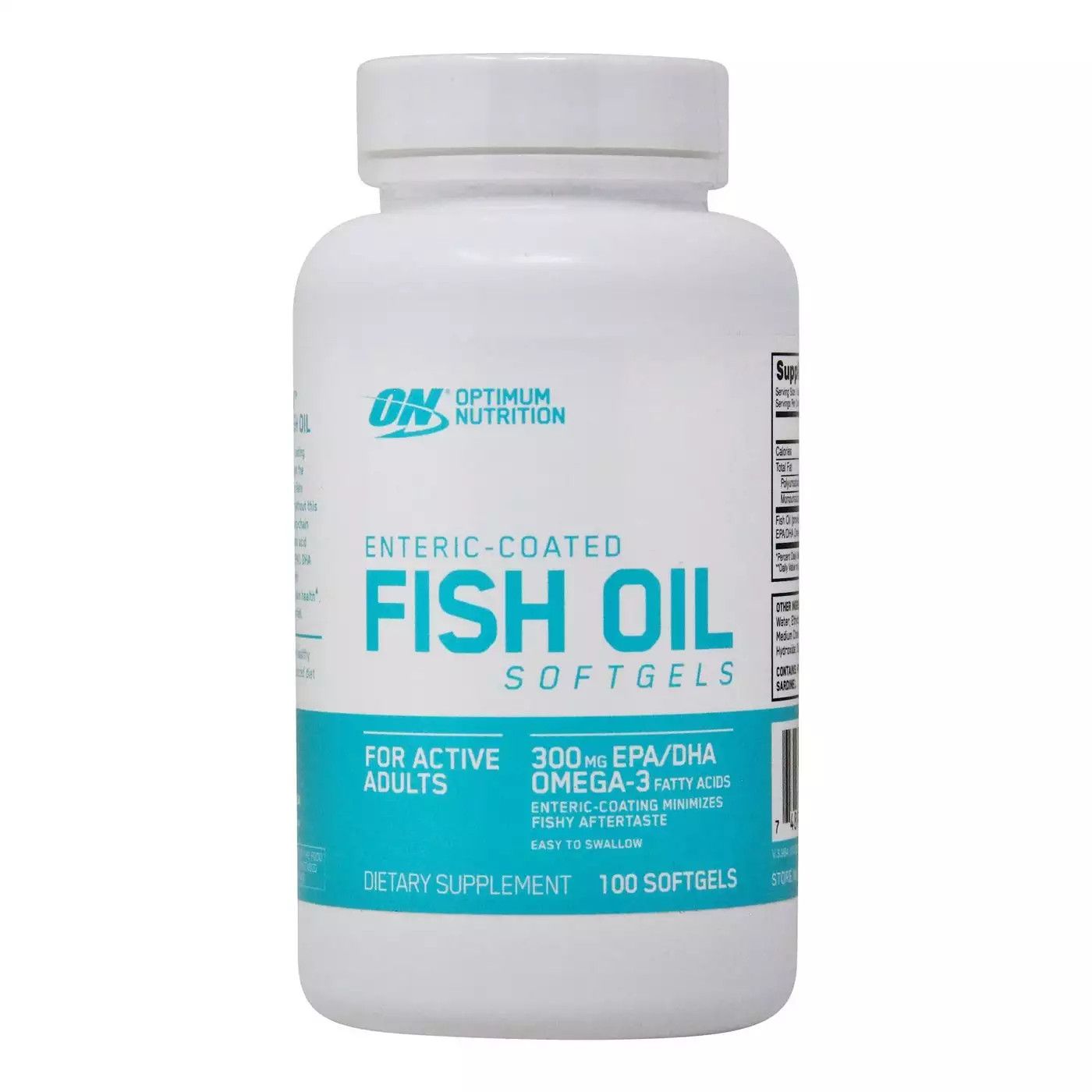  Viên uống bổ sung dầu cá Optimum Nutrition enteric-coated fish oil 1000mg 100 viên 