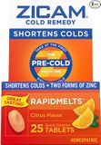  Viên ngậm cảm cúm Zicam Cold Remedy Rapidmelts Citrus Flavor 25 viên 