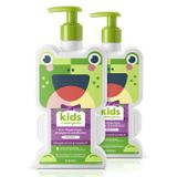  Dầu tắm, gội, xả cho bé Babyganics Kids 3-in-1 Shampoo Conditioner Body Wash 437ml (Hương Berry Berry) 