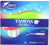  Băng vệ sinh Tampax Pearl Super Absorbency Tampons 36 cái 