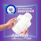  Băng vệ sinh Always Radiant Teen Size 3 Unscented Pads Extra Heavy 20 miếng 